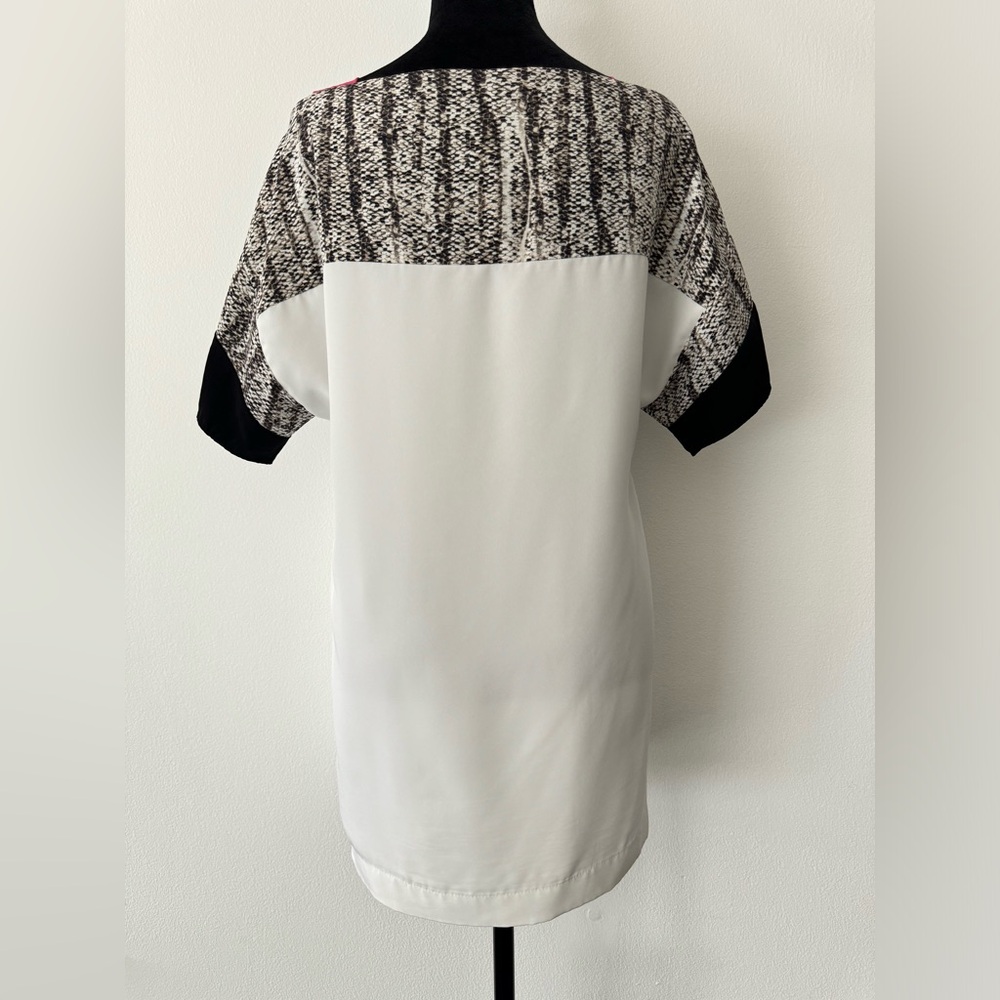 Sachin + Babi White Snake Print Color Block Off S… - image 6